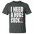 Funny Adult Humor T Shirt I Need A Huge Cocktail Drinking Gift - Wonder Print Shop