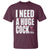 Funny Adult Humor T Shirt I Need A Huge Cocktail Drinking Gift - Wonder Print Shop