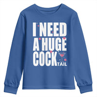 Funny Adult Humor Youth Sweatshirt I Need A Huge Cocktail Drinking Gift - Wonder Print Shop