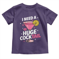I Need A Huge Cocktail Toddler T Shirt Funny Adult Humor Drinking Gift - Wonder Print Shop