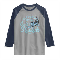Adult Humor Cat Raglan Shirt My Pussy Loves A Good Stretch - Wonder Print Shop