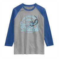 Adult Humor Cat Raglan Shirt My Pussy Loves A Good Stretch - Wonder Print Shop
