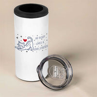 My Pussy Loves A Good Stretch 4 in 1 Can Cooler Tumbler Adult Humor Cat Gift