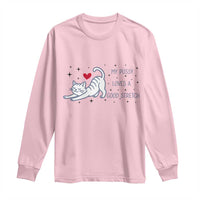 My Pussy Loves A Good Stretch Long Sleeve Shirt Adult Humor Cat Gift - Wonder Print Shop