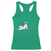 My Pussy Loves A Good Stretch Racerback Tank Top Adult Humor Cat Gift - Wonder Print Shop