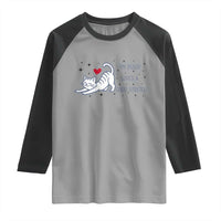 My Pussy Loves A Good Stretch Raglan Shirt Adult Humor Cat Gift - Wonder Print Shop
