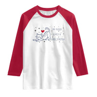 My Pussy Loves A Good Stretch Raglan Shirt Adult Humor Cat Gift - Wonder Print Shop