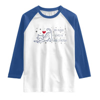 My Pussy Loves A Good Stretch Raglan Shirt Adult Humor Cat Gift - Wonder Print Shop