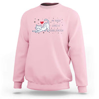 My Pussy Loves A Good Stretch Sweatshirt Adult Humor Cat Gift - Wonder Print Shop