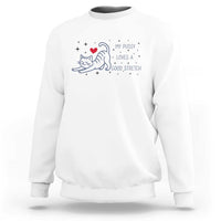 My Pussy Loves A Good Stretch Sweatshirt Adult Humor Cat Gift - Wonder Print Shop