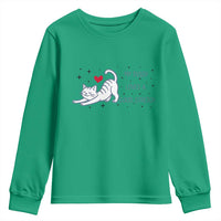 My Pussy Loves A Good Stretch Youth Sweatshirt Adult Humor Cat Gift - Wonder Print Shop