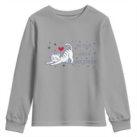 My Pussy Loves A Good Stretch Youth Sweatshirt Adult Humor Cat Gift - Wonder Print Shop