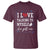 Funny Sarcastic Quote T Shirt I Love Talking To Myself She Gets Me - Wonder Print Shop