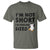 Funny Penguin Quote T Shirt I Am Not Short I Am Penguin Size - Wonder Print Shop