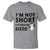 Funny Penguin Quote T Shirt I Am Not Short I Am Penguin Size - Wonder Print Shop