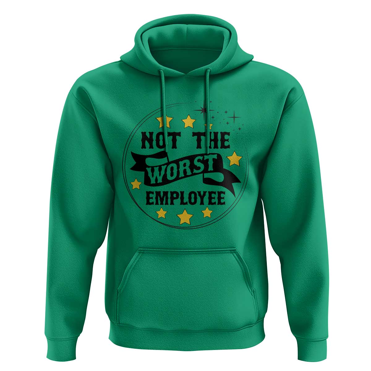 Not The Worst Employee Hoodie Funny Work Office Quote - Wonder Print Shop