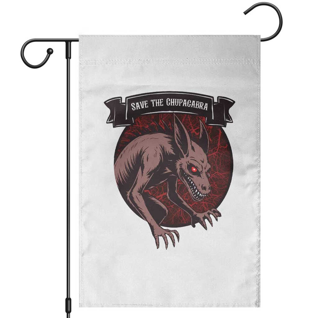 Chupacabra Garden Flag Gothic Horror Save The Cryptid Gift - Wonder Print Shop