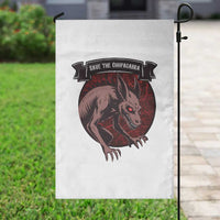 Chupacabra Garden Flag Gothic Horror Save The Cryptid Gift - Wonder Print Shop