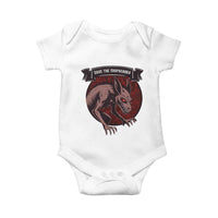 Chupacabra Baby Onesie Gothic Horror Save The Cryptid Gift - Wonder Print Shop
