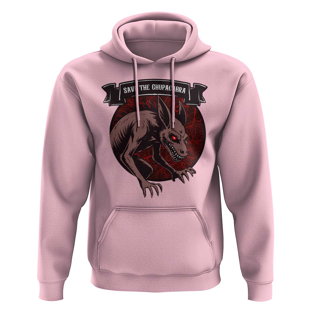 Chupacabra Hoodie Gothic Horror Save The Cryptid Gift - Wonder Print Shop