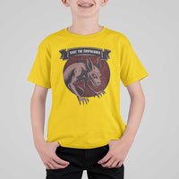 Chupacabra T Shirt For Kid Gothic Horror Save The Cryptid Gift - Wonder Print Shop
