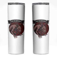 Chupacabra Skinny Tumbler Gothic Horror Save The Cryptid Gift
