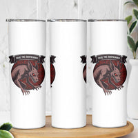 Chupacabra Skinny Tumbler Gothic Horror Save The Cryptid Gift