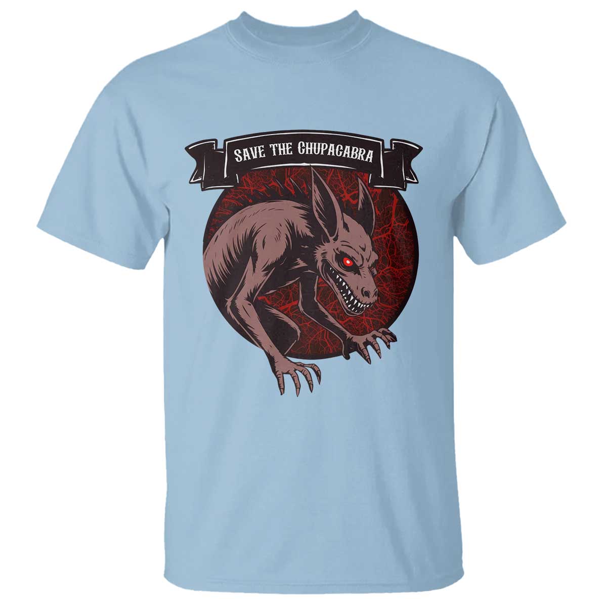 Chupacabra T Shirt Gothic Horror Save The Cryptid Gift - Wonder Print Shop
