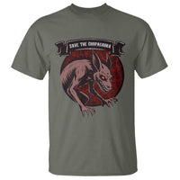 Chupacabra T Shirt Gothic Horror Save The Cryptid Gift - Wonder Print Shop