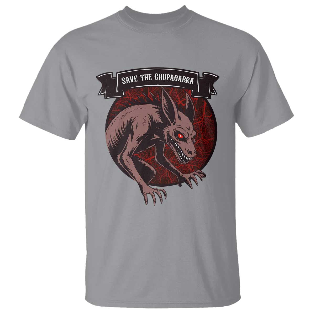 Chupacabra T Shirt Gothic Horror Save The Cryptid Gift - Wonder Print Shop