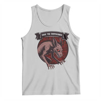 Chupacabra Tank Top Gothic Horror Save The Cryptid Gift - Wonder Print Shop