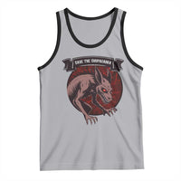 Chupacabra Tank Top Gothic Horror Save The Cryptid Gift - Wonder Print Shop