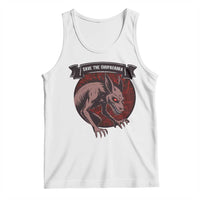 Chupacabra Tank Top Gothic Horror Save The Cryptid Gift - Wonder Print Shop