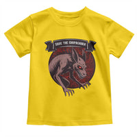 Chupacabra Toddler T Shirt Gothic Horror Save The Cryptid Gift - Wonder Print Shop