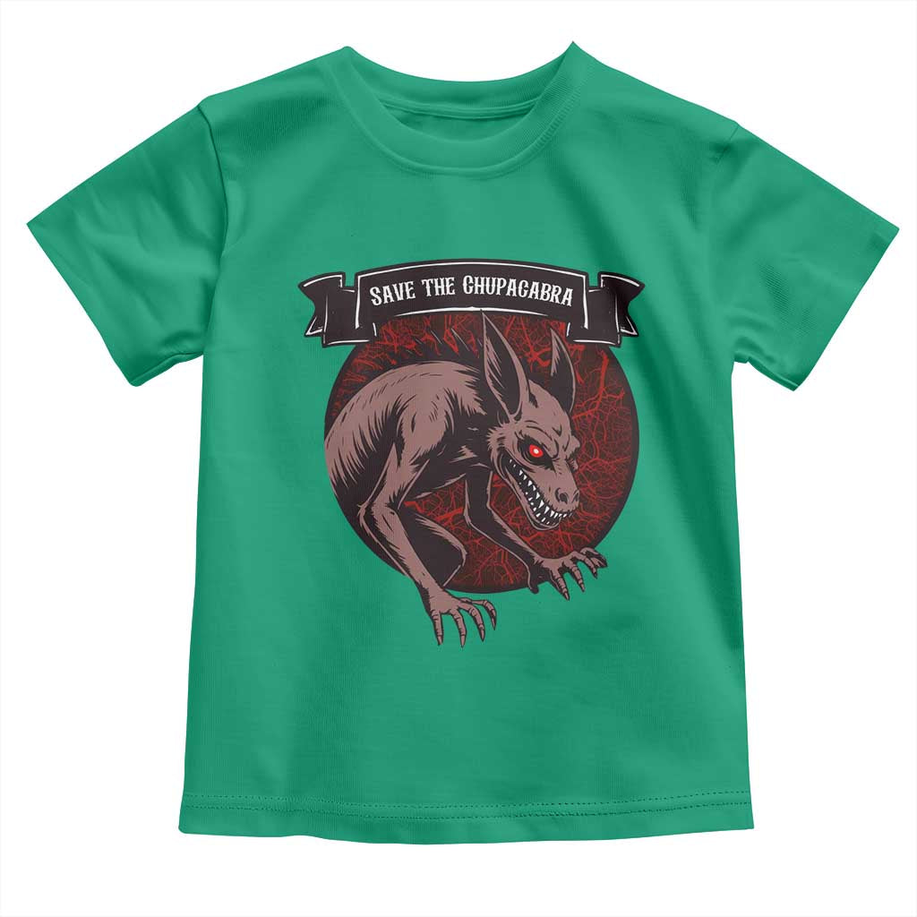 Chupacabra Toddler T Shirt Gothic Horror Save The Cryptid Gift - Wonder Print Shop