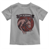 Chupacabra Toddler T Shirt Gothic Horror Save The Cryptid Gift - Wonder Print Shop