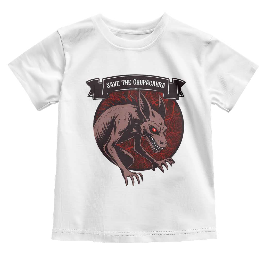 Chupacabra Toddler T Shirt Gothic Horror Save The Cryptid Gift - Wonder Print Shop
