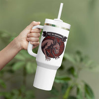 Chupacabra Tumbler With Handle Gothic Horror Save The Cryptid Gift