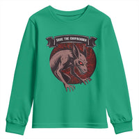 Chupacabra Youth Sweatshirt Gothic Horror Save The Cryptid Gift - Wonder Print Shop