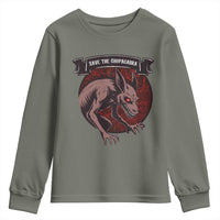 Chupacabra Youth Sweatshirt Gothic Horror Save The Cryptid Gift - Wonder Print Shop