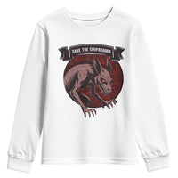 Chupacabra Youth Sweatshirt Gothic Horror Save The Cryptid Gift - Wonder Print Shop