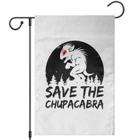 Chupacabra Garden Flag Funny Cryptid Save The Goat Sucker Gift - Wonder Print Shop