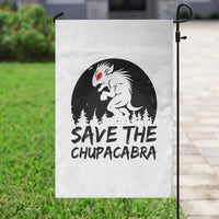 Chupacabra Garden Flag Funny Cryptid Save The Goat Sucker Gift - Wonder Print Shop