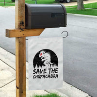Chupacabra Garden Flag Funny Cryptid Save The Goat Sucker Gift - Wonder Print Shop