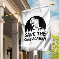 Chupacabra Garden Flag Funny Cryptid Save The Goat Sucker Gift - Wonder Print Shop