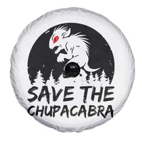 Chupacabra Spare Tire Cover Funny Cryptid Save The Goat Sucker Gift - Wonder Print Shop