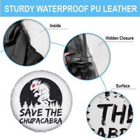 Chupacabra Spare Tire Cover Funny Cryptid Save The Goat Sucker Gift - Wonder Print Shop