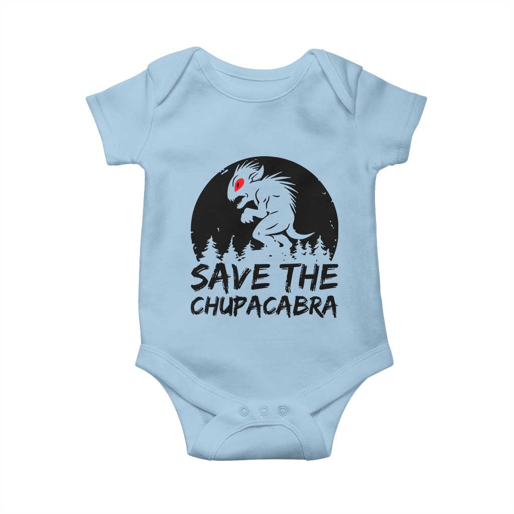 Chupacabra Baby Onesie Funny Cryptid Save The Goat Sucker Gift - Wonder Print Shop