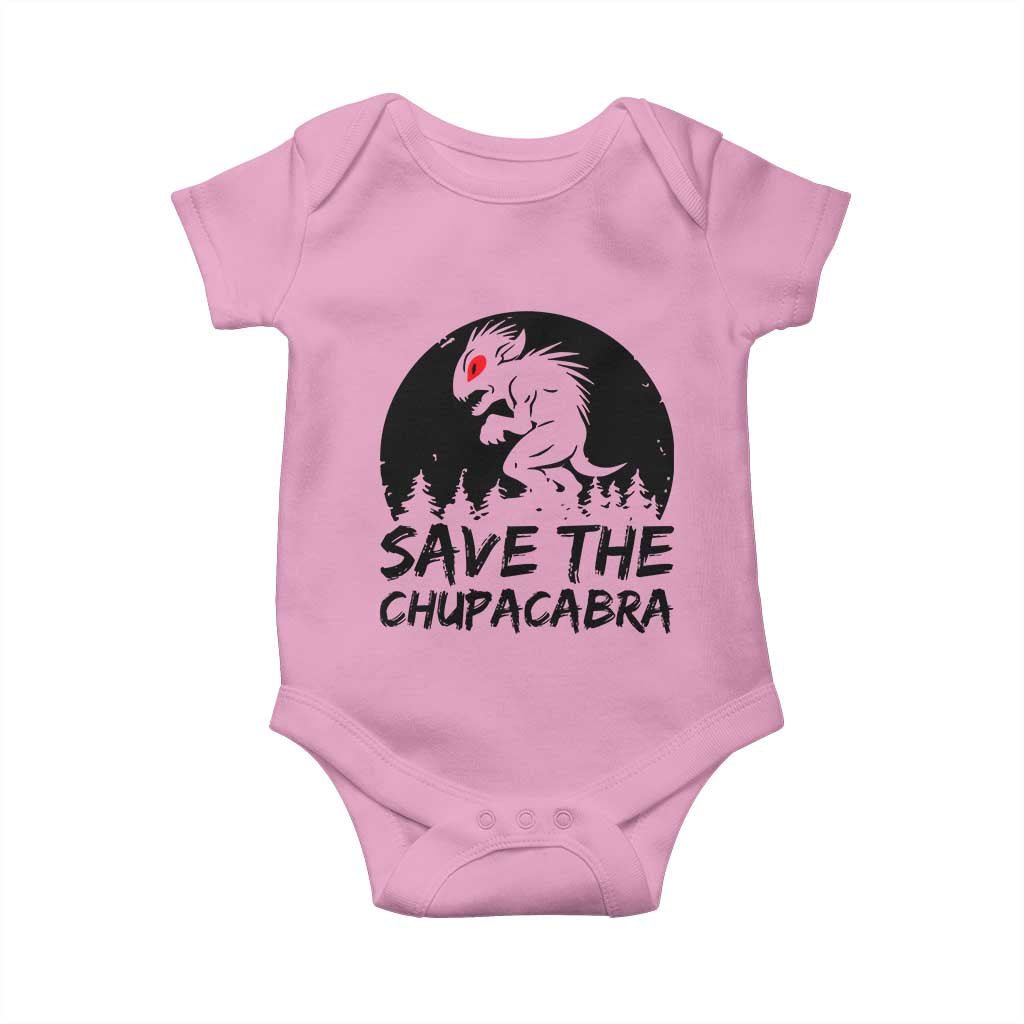 Chupacabra Baby Onesie Funny Cryptid Save The Goat Sucker Gift - Wonder Print Shop