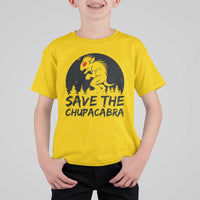 Chupacabra T Shirt For Kid Funny Cryptid Save The Goat Sucker Gift - Wonder Print Shop